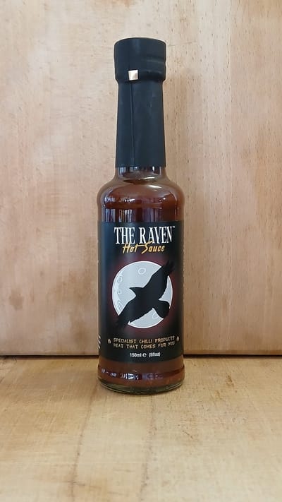 The Raven Smoked (Heat Level 10) - ChilisausBelgium - Grim Reaper Foods