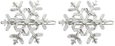 Cosensi - Dailygoody - Sneeuwvlok Haarspeldjes - Glanzende Haaraccessoires - Zilver - Kristal Haarspelden - Voor Bruiloft en Dagelijks Leven - Perfect voor Dating