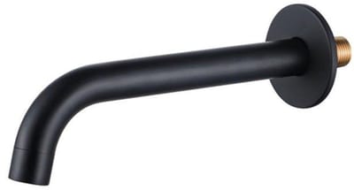 FugaFlow Eccelente Sobrado uitloop - 27cm - inkortbaar - mat zwart