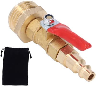 Allecto - Messing Winterize Blowout Adapter - Anti-Vries - Mannelijk
