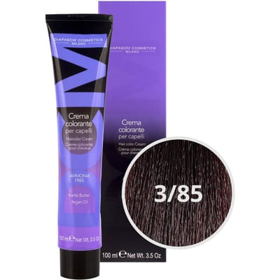 DCM Hair Color Cream Ammonia Free 3/85 Violet 100ml