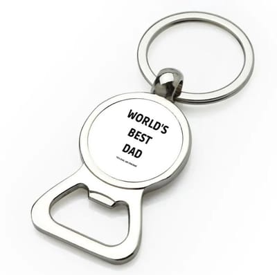Akyol - world's best dad it's true we checked flesopener - Papa - werelds beste vader - vader cadeautjes - vaderdag - verjaardag - geschenk - kado - vader artikelen - 9 bij 3 cm