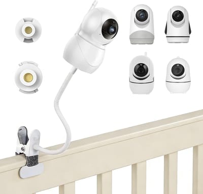 Flexibele babyfoonhouder voor HelloBaby HB65/HB6339/HB66/HB650/HB248/HB6558/HB40 & VTimes VT302, 360° draaibare - ShopVlot