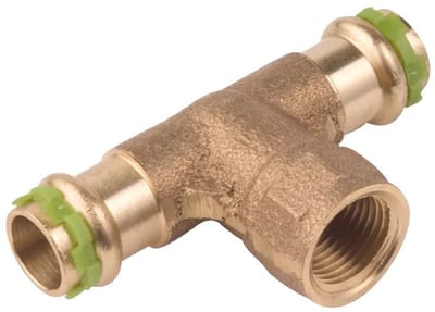 VSH SudoPress Koper T-stuk Binnendraad b/b/b 15xRp1/2"x15 Type SP4130GV, 6671775