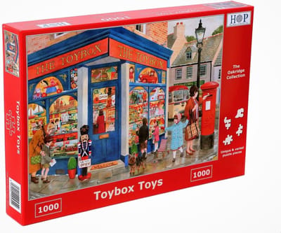 House of Puzzles Toybox Toys - 1000 Piece Jigsaw Puzzle.