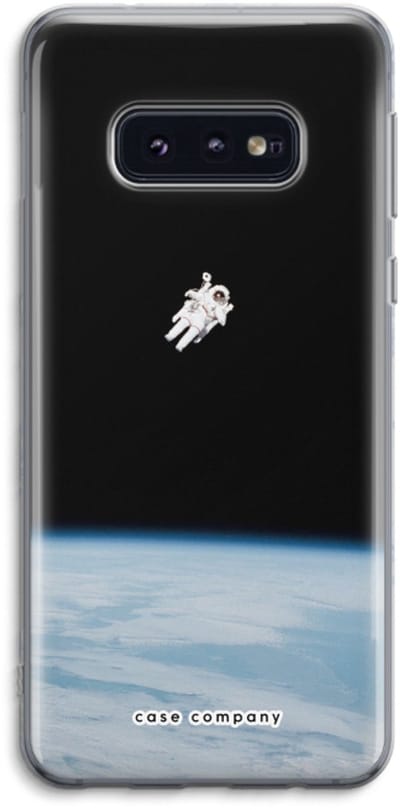 Case Company® - Hoesje geschikt voor Samsung Galaxy S10e hoesje - Alone in Space - Soft Cover Telefoonhoesje - Bescherming aan alle Kanten en Schermrand