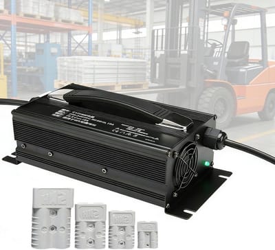 Acculader - Batterijlader - Heftruck Laden - Volautomatisch Slim Laden - 24V 30A - Zwart