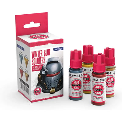 Set van acrylverf AK Interactive Quick Gen (x4)