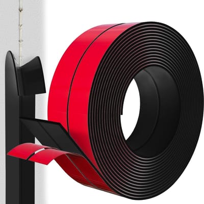 Multifunctionele Plakstrips Zwart 2 cm x 3,3 m voor Hoek- en Randbescherming, Geschikt voor Deuren, Ramen, Muren en Vloeren, Eenvoudig aan te brengen en Verwijderbaar