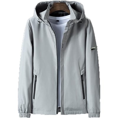 Jas Heren Lente Nieuw Met Capuchon Dunne Windjack Heren Trendy Lente en Herfst Sport Casual Jas voor Heren 5XL