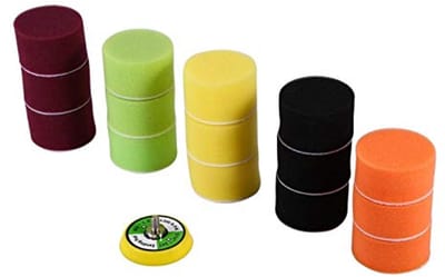16 stuks 2 inch Spons Polijst Pads - Set van Ronde Buffing Pads voor Polijstmachines