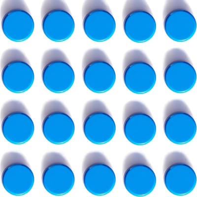 Solidchoice- Koelkastmagneten Sterk - Magneten voor Magneetbord - Kleine Magneten - 20 Stuks - Zelfklevend - Kleurrijke Vormen