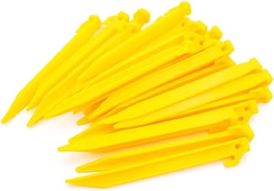 Duurzame Plastic Tentpinnen - 24 Stuks van 22,5 cm voor Kamperen, Caravan en Tenten Accessoires