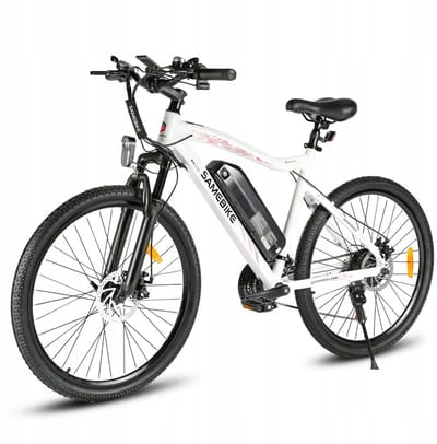 SAMEBIKE SY26-II Klassieke E-Mountainbike – 36V 13Ah, 90 km Actieradius, 21-Speed Shimano, 26" Banden, Vering, Schijfremmen – Aluminium Sportframe