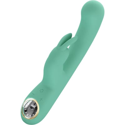 Pretty Love - Lamar - Rabbit Vibrator- Tarzan Vibrator - Met LCD Display - Lichtblauw