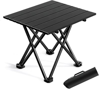Thijox - Draagbare Klaptafel Opvouwbaar - Ultralichte Campingtafel met Draagtas - Ideaal voor Picknick, Barbecue, Wandelen, Vissen - Sterk, Duurzaam e