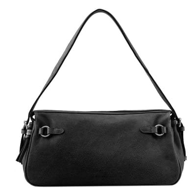 FREDsBRUDER Leren schoudertas My Forever Friend Shoulderbag Black zwart