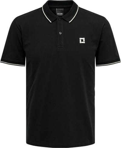 ONLY & SONS ONSFLETCHER LIFE SLIM SS POLO NOOS Heren Poloshirt - Maat S