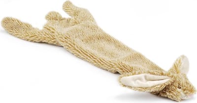 Beeztees Flatino Konijn - Hondenspeelgoed - Bruin - 52x15x3,5 cm