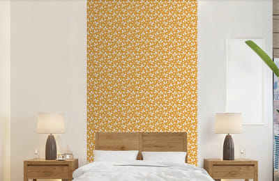 Behang - Fotobehang Patronen - Bladeren - Bloemen - Breedte 120 cm x hoogte 240 cm