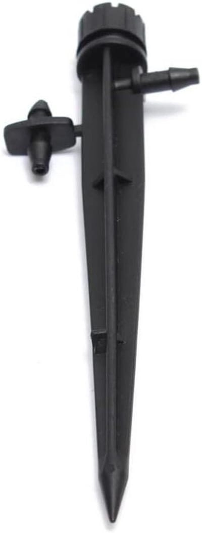 Bevloeingssproeiers - Tuinsproeiers Grasprieel - Planten Water Geven - 8-Gats Rotatiekop - 13 cm - Zwart