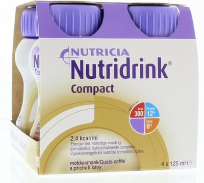 Nutridrink Compact mokka - 4 x125 ml