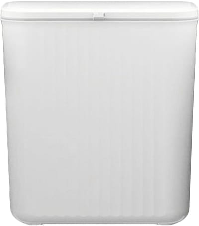 Dailygoods- Vuilnisbak 9 Liter - Wandmontage - Schuifdeksel - Keuken/Slaapkamer/Badkamer - Compact - Ruimtebesparend - Wandvuilnisbak