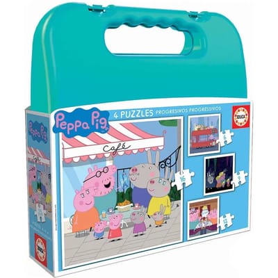 Set van 4 progressieve puzzels Peppa Pig