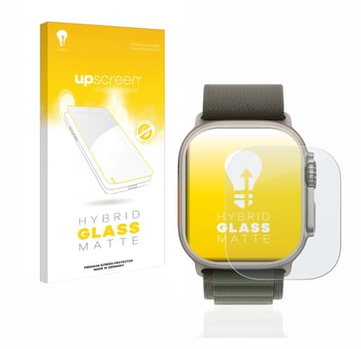 upscreen - Screenprotector voor Apple Watch Ultra (49 mm) - Folie Beschermfolie Beschermglas matte