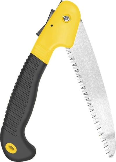 Inklapbare handzaag met staal zaagblad - 18 cm zaagblad voor terrassen, tuinen en kamperen