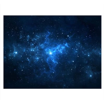 PVC Zelfklevend Sterrenstof Aquarium Visbak Achtergrond Poster Achtergrond Decoratie Papier (91*41cm)