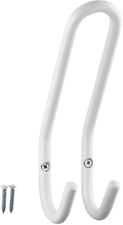 SOTECH jashaak FARA 192 x 51 mm staal witte jashaak wandkapstok jashaak hanger