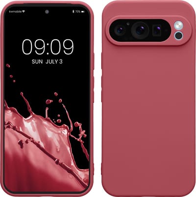 kwmobile telefoonhoesje geschikt voor Google Pixel 9 Pro XL - Hoesje voor smartphone - Precisie camera uitsnede - In donkerroze