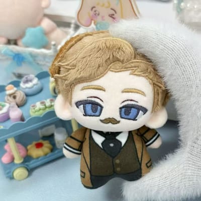 Gepersonaliseerde 10cm Sherlock Holmes Mini Pluche - BBC Serie Schattige Knuffelpop Katoenen Pluche Cosplay Sleutelhanger Tas Decoratie Cadeau 10cm