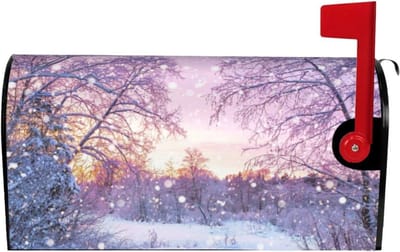 Brievenbushoes Magnetisch - Postvak Cover - Tuin Decoratie - Waterdicht Oxford Doek - 21x18 Inch - Zwart