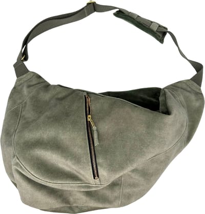 Luxe Hondentas - Luno Groen - Puppy Draagzak - Honden Draagzak - Ergonomische Draagzak Hond - Handgemaakt - Draagtas Hond - Honden Draagtas - Maat S = tot 5 kg - Geschikt voor dames & heren S
