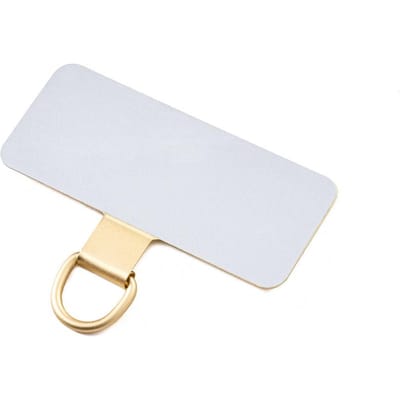 Clips d'attache de téléphone en acier inoxydable, pièce de rechange universelle Anti-perte pour lanière de téléphone portable or