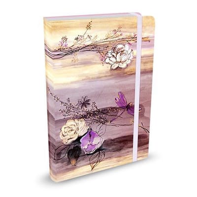 Peter Pauper compacte notitieboek - Dragonfly Dreams - met elastieksluiting - 13x18 cm