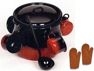 Vuurkoker 10 Liter Ketel voor Kampvuur met Soeppan Set