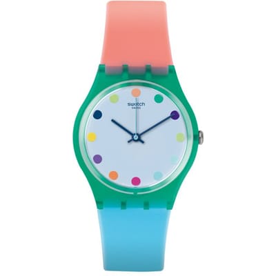Swatch Originals Serie Kwarts Uurwerk Blauw Waterdicht Horloge Dameshorloges GG219 Blue white