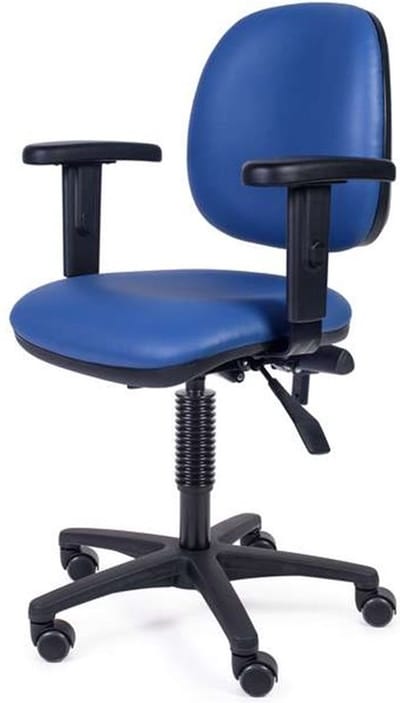MTM blauwe verstelbare Stoel BJORT 160-NA zithoogte: 62 - 87 cm
