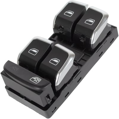 M MODECAR Audi A4 B8 - Elektrisch Raampaneel - Chromen Afwerking