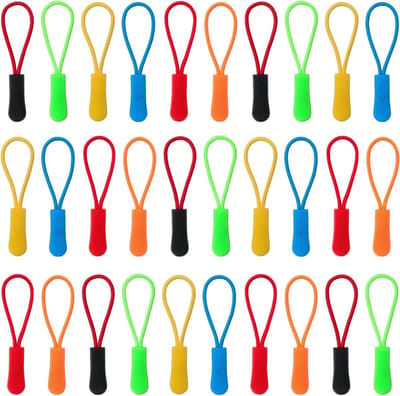 30 Stuks Vervangende Ritsen van Nylon voor Kleding, Rugzakken, Schoenen en Buitensporten in 5 Kleuren