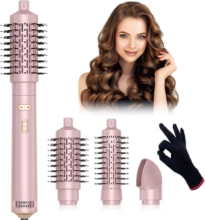 3-in-1 warmluchtborstel, roterende set, airstyler set met föhn, warme luchtborstel, haardroger, thermische borstel, krachtige föhnborstel, ronde borstelföhn