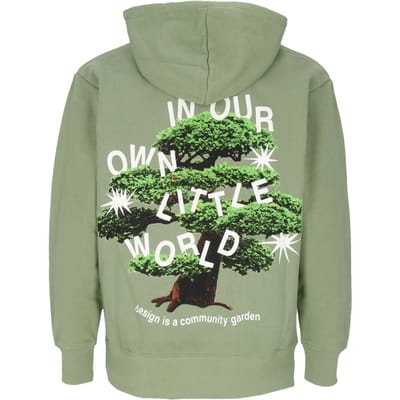 Community Garden Hoodie Basil Herenhoodie