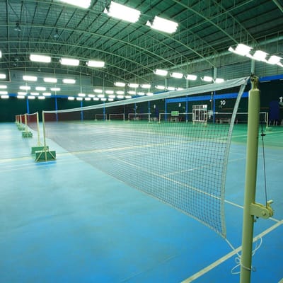 Badminton Net - Sport Vervanging - Buiten Spelen - Duurzaam Polypropyleen - 20 x 2.5 m - Rood