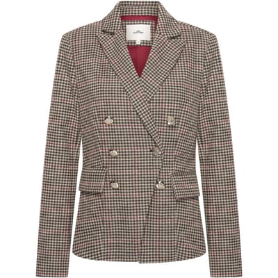 Hv Society - Blazer - Burgundy - S (36)