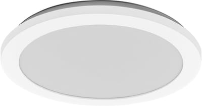 OSRAM ORBIS Disc wand-/plafondlamp met LED, 22W, 1800lm, 3000/4000K, verstelbaar via wandschakelaar met Click CCT, 30cm diameter, IP44 bescherming voor badkamers, inclusief schroeven/pluggen