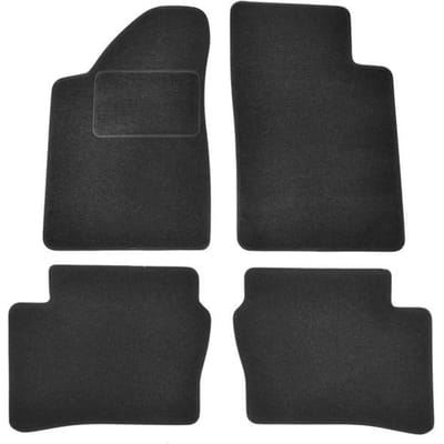 Tapis de sol - Mercedes Sprinter I 2 - Velours noir - 4 pièces - Antidérapant