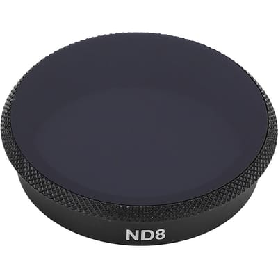 Optisch Glas ND8 Lensfilter Meerlaagse Coating Geschikt voor OSMO ACTION Sportcamera black